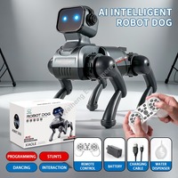 Chien robot télécommandé à quatre pattes, chien mécanique télécommandé, chien robot intelligent IA, chien robot IA programmable