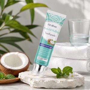 <span class=keywords><strong>Dentifrice</strong></span> Post-Extraction <span class=keywords><strong>de</strong></span> Graisse, Sans Fluorure, Coco-Menthe Jasmin, Blanchissant, au <span class=keywords><strong>Bicarbonate</strong></span> <span class=keywords><strong>de</strong></span> <span class=keywords><strong>Sodium</strong></span> pour Dents Sensibles - Product Image 4