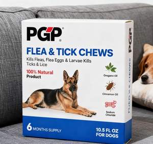 Groothandelsprijs Pgp Knoflookpoedertabletten Voor Katten En Honden Huid En Vacht Gezondheid Immuunondersteuning Blister Verpakt - Product Image 6