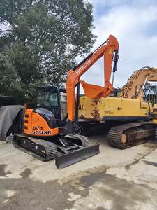รถขุดขนาดเล็ก Hitachi Zaxis 55 มือสองจากญี่ปุ่น 5.5 ตัน รุ่น Zx55usr พร้อมเครื่องยนต์และมอเตอร์ ประสิทธิภาพเยี่ยม ราคาถูกจากจีน ขาย - Product Image 3