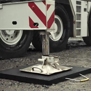 Uhmwpe हटाने पैड भारी लोड क्षमता पे ट्रेलर प्लेट जैक पैड रंगीन क्रेन पैर समर्थन चटाई प्लास्टिक पैड बिक्री - Product Image 2