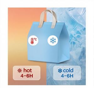 Sacs isothermes personnalisés Genbos en non-tissé pour plats à emporter/desserts/gâteaux – Vente directe usine – Sacs thermiques d'emballage - Product Image 4