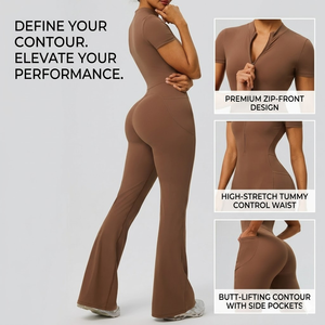 Combinaison de sport <span class=keywords><strong>pour</strong></span> femme, taille EU, 78% nylon, 22% élasthanne, manches courtes, avec poche. - Product Image 2