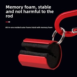 Support de <span class=keywords><strong>canne</strong></span> à pêche portable en alliage d'aluminium et de magnésium, 3 positions, en mousse EVA haute élasticité, installation rapide, pour la pêche aux leurres - Product Image 3