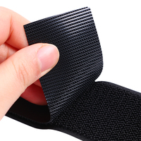 Bande auto-agrippante personnalisable, écologique, résistante à la chaleur, 25 mm, noire, 38 mm, avec matériau en nylon, pour usage bébé