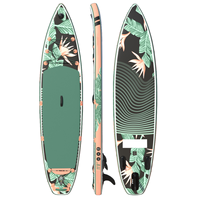 HITU SP1612 Oem Vente en gros 11'8 Surf Paddleboard Air Sup Board Sports nautiques Gonflable Stand Up Paddle Board Planche de surf