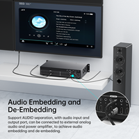 Commutateur matriciel HDMI MT-VIKI Seamless 4K60Hz 16x16, prend en charge la vidéo murale/180° °   Rotation/EDID/WEBGUI/Extraction audio