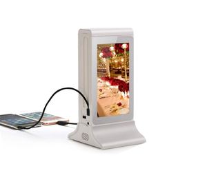 Station de recharge portable WiFi Android pour restaurant avec écran tactile LED AC de 7 pouces FYD-835S, câble de téléphone <span class=keywords><strong>USB</strong></span>, banque d'alimentation - Product Image 4