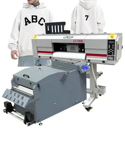 LETOP 7002E Doppelkopf DTF I3200 Druckkopf-Digitaldruck maschine 60CM DTF-Drucker übertragung für T-Shirt