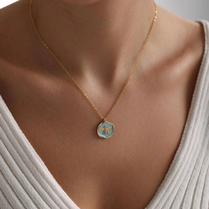 Collar Minimalista Vintage, Diseño Exclusivo, Inspirado en el Lujo, <span class=keywords><strong>Cadena</strong></span> Ligera para Clavícula, Collar para Mujer, Regalo - Product Image 3