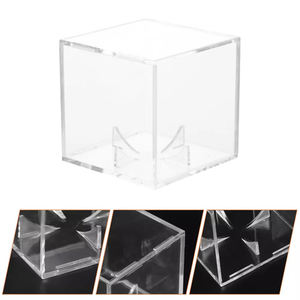 กล่องโชว์เคสเดสก์ท็อปกล่องใส่ของแบบแสดงกล่องทรงเบสบอลที่จัดเก็บทรงลูกบาศก์ชั้นวางโชว์ - Product Image 6