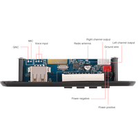 Décodeur MP3 sans perte pour voiture, carte de décodage, écran couleur numérique LED, récepteur Bluetooth 5.0, radio FM, kit audio USB 3.5mm AUX