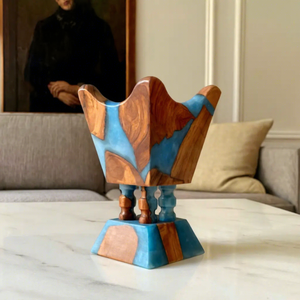 Quemador de Incienso de Resina de Madera de Sándalo Hecho a Mano, Difusor de Aromaterapia Estilo Marroquí, Difusor de Bakhoor Ecológico, Decoración para el Hogar - Product Image 5