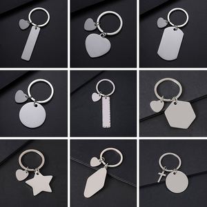 Vente directe de porte-clés personnalisés en acier inoxydable avec petit cœur en relief - Product Image 5