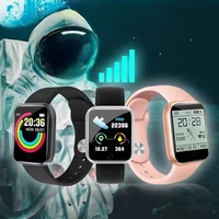 Bracelet intelligent carré transfrontalier le plus vendu avec suivi de la fréquence cardiaque, écran TFT et synchronisation météo.