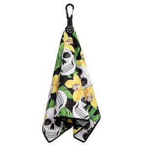 Serviette de golf en microfibre gaufrée de haute qualité à prix d'usine, personnalisable avec aimant et mousqueton - Product Image 5