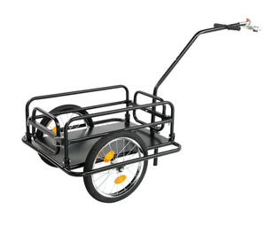 <span class=keywords><strong>Remolque</strong></span> de Bicicleta de Acero Resistente de 130 kg, Carrito de Transporte Plegable, <span class=keywords><strong>Remolque</strong></span> de Bicicleta Duradero - Product Image 4