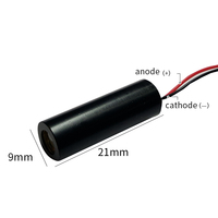 Módulo Láser de Línea Roja de Alta Calidad, 650nm, 10mw, Elemento Óptico, Accesorios para Nivel Láser, Corte, Posicionamiento, Marcado Láser Rojo