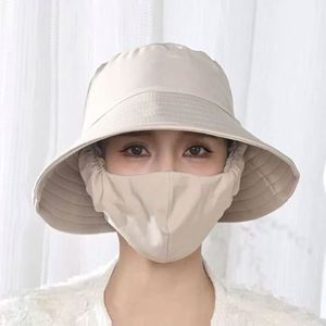 Nouveau <span class=keywords><strong>chapeau</strong></span> <span class=keywords><strong>de</strong></span> pêcheur intégré avec protection solaire et masque anti-poussière, <span class=keywords><strong>chapeau</strong></span> <span class=keywords><strong>de</strong></span> <span class=keywords><strong>jardinier</strong></span> à carreaux couvrant le visage et empêchant le bronzage violet - Product Image 6