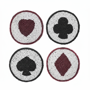 ที่รองแก้วลูกปัดแบบสั่งทำสำหรับตกแต่งบ้านงานหัตถกรรมงานปักครอสติชสำหรับงานฝีมือ - Product Image 1