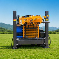 Machine de forage de puits d'eau, machine de forage hydraulique diesel, profondeur de forage de 300 m