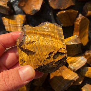 Commercio all'ingrosso cristalli grezzo naturale di guarigione di pietra giallo ruvida pietra occhio di <span class=keywords><strong>tigre</strong></span> per reiki - Product Image 5