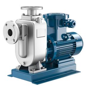 Pompe centrifuge industrielle auto-amorçante anti-colmatage pour eaux usées, haute pression, horizontale - Product Image 1