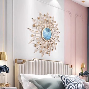 Moderne Luxus abstrakte Biegung Wand dekoration Metall kreative Wohnzimmer Hintergrund Geburtstag Veranda Wandbehang dekorative Kunst - Product Image 3
