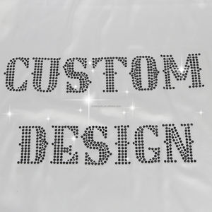 การพิมพ์ลายเพชรและลายเพชรแบบกำหนดเองด้วยความร้อนสำหรับตกแต่งเสื้อผ้า - Product Image 2