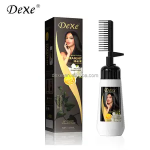 Dexe Straight Building Fiber Care Products with Comb Wholesale Hair Straightening Cream In Comb