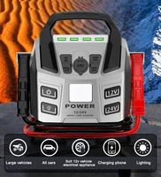 Démarreur de camion robuste 80000mAh 12000A, booster de batterie 12V 24V avec lampe torche LED pour démarrage de moteur diesel