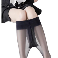 Collants ultra-fins longs et transparents en maille pour l'été, effet jambes nues, collants invisibles, sexy, amincissants, respirants, résistants à la déchirure