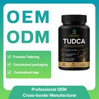 Capsules TUDCA en vrac ODM |   Approvisionnement direct usine GMP – Marque privée – Gélules TUDCA 1000mg – Complément de soutien pour les acides biliaires