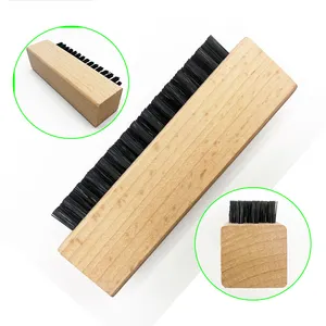 Cepillo de madera con cerdas PBT duras para limpiar aletas de aire acondicionado