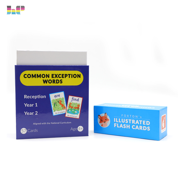 Детские игральные карты Китай дешевые высокое качество пользовательские карты печати с коробкой