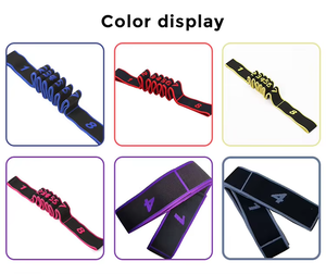 Correa de Estiramiento para Yoga, Pilates, Ballet, Fitness, Ejercicio, Danza, Banda de Resistencia en Bucle, Cinturones Elásticos de Tela de Poliéster - Product Image 3