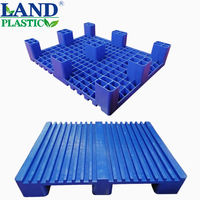 Paleta Industrial de HDPE Virgen de Alta Resistencia, de Una Sola Cara, para Almacenamiento de Rollos de Papel - Carga Dinámica de 1.5T, Reforzada con 3 Tubos de Acero, de 4 Vías