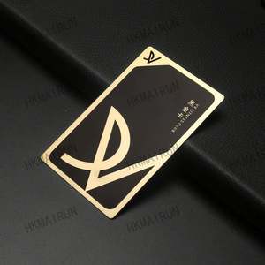 Tarjetas Metálicas Doradas Personalizadas de 0.8 mm a Bajo Precio - Product Image 3