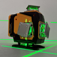 Nouvellement Amélioré Haute Luminosité 16 Lignes 360 °   Ensemble de niveaux laser à auto-nivellement automatique, adapté à la mesure en construction