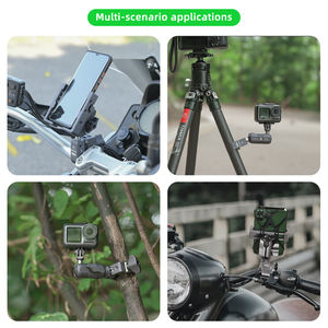 Pince en forme de super crabe en alliage d'aluminium FANAUE guidon de vélo à rotule grand Angle de 1 pouce avec pince à crabe à double prise - Product Image 6