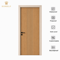 Porte intérieure en bois massif insonorisée de style moderne pour chambre à coucher – Vente en gros