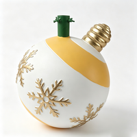 Base Decorativa para Árbol de Navidad con Figura de Muñeco de Nieve y Papá Noel, con Bolsa de Regalos, Marca MGO