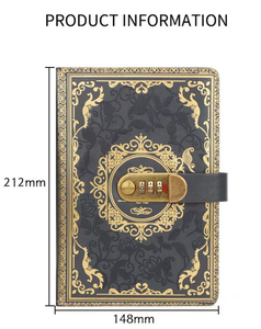 Promozionale A5 con copertina rigida per Notebook composizione di 100 pagine cancelleria B5 formato a fogli mobili blocco con Password quaderni di scuola all'ingrosso - Product Image 3