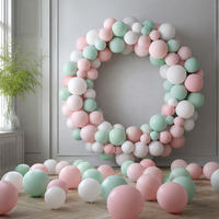 100 pièces de ballons en latex mat de couleur unie pastel macaron de 30 cm, de qualité professionnelle, écologiques, pour la décoration de festivals