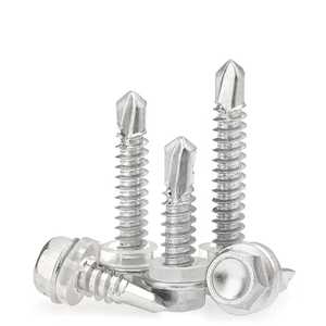 Bibo Yaente Factory Hex Flange Head Self-drilling Self-tapping <b>Screws</b> - <b>Socket</b> Drill Tail Fasteners Also Known as Dovetail - Product Image 1