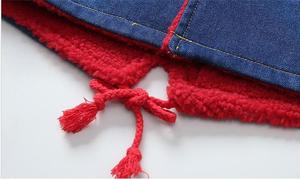 Vêtements pour enfants en gros, usine chinoise, nouveaux manteaux en jean fantaisie pour filles, longs, pour l'hiver - Product Image 6