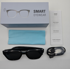 Occhiali Intelligenti con Traduttore AI per Oltre 100 Lingue, Controllo Touch, Assistente Vocale per Viaggi d'Affari, Riunioni e Comunicazione Multilingue - Product Image 3