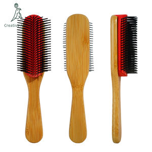 <span class=keywords><strong>Precio</strong></span> de fábrica <span class=keywords><strong>Denman</strong></span> Brush 9 Rows Curly con cabeza desmontable Custom Detangle Hair Brush - Product Image 4