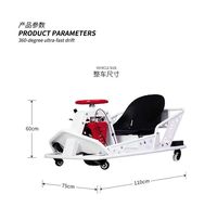 Coche de Derrapes Eléctrico con Motor de Alta Potencia, Mismo Modelo para Niños y Adultos, para Acrobacias de Derrape Trasero