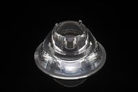 Fabricant 75MM PMMA En Plastique PC Lentille MENÉE Optique D'intérieur Lentilles LED Lumière Vers Le Bas de Lumière de Tache de lumière de Voie ERP 6-21mm TIR A MENÉ LA Lentille